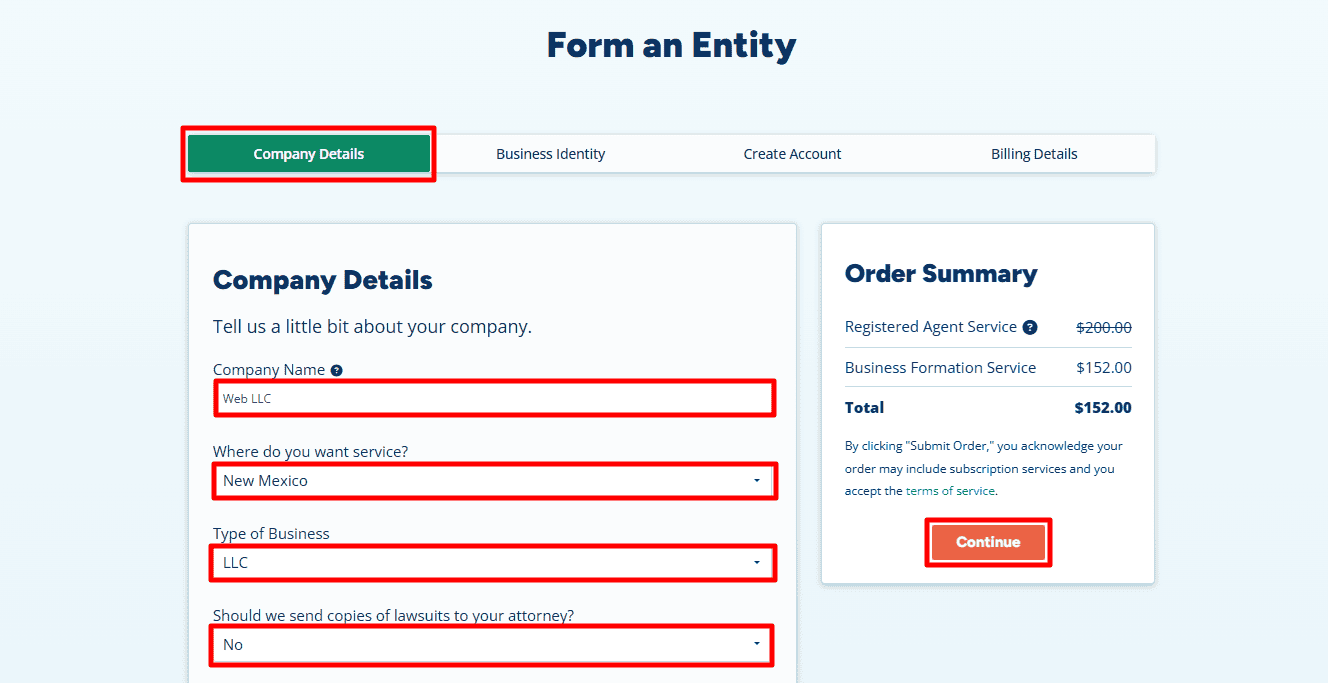 Selecting New Mexico as the LLC state for Amazon FBA.