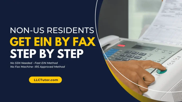 How to buy a fax number online and apply for an EIN as a non-US resident step by step