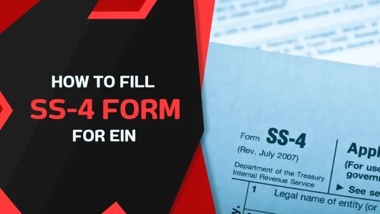 how to fill ss4 form for ein non us residents step by step